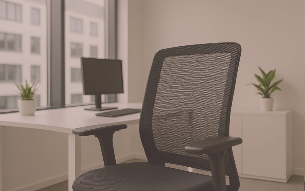 Ein moderner Büroarbeitsplatz in Rosenheim, der durch die professionellen Leistungen von Büchner Büro Ressort eingerichtet wurde.